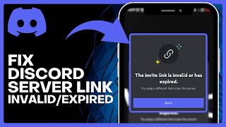 How To Fix Discord Server Link Invalid or Expired Issue on Android Easy Method [upl. by Eilarol]