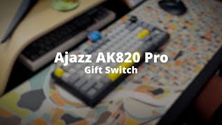 AJAZZ AK820 Pro Gift Switch [upl. by Aidekal]