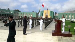 ESCUELA MILITAR DE CHORRILLOS ENTREGA DE ARMAS 2015 [upl. by Etiam]