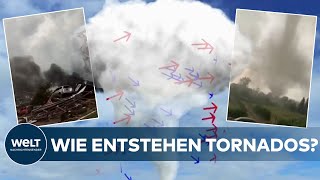 TORNADO IN TSCHECHIEN So entstehen solche gewaltigen Wirbelstürme [upl. by Liuqa]