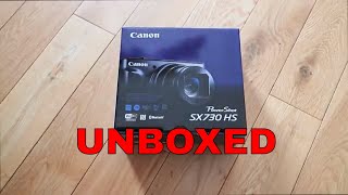 Unboxing  Canon Powershot SX730 HS [upl. by Ahsian]