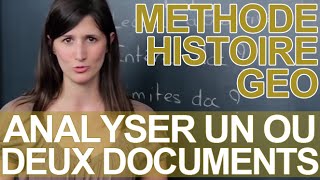 Analyser un ou deux documents  la méthode  HistoireGéographie  Les Bons Profs [upl. by Manus680]