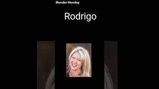 Rodrigo I just cant say it blooper funny [upl. by Winfred]