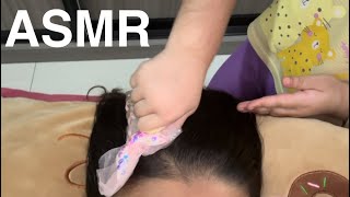 ASMR Roleplay  Hair wash Hair play Hair Styling ✨ [upl. by Nomis]