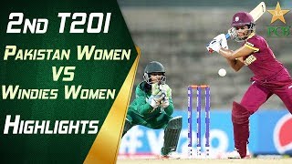 2nd T20I  Pakistan Women vs Windies Women at Karachi  Highlights  Super Over  PCB [upl. by Rickie]