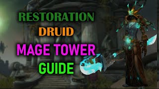 Restoration Druid  Mage Tower  Guide  Voice  Dragonflight Season 4 1027 [upl. by Akemyt70]