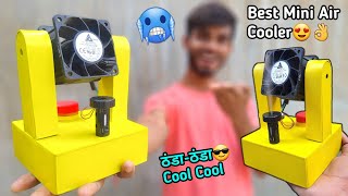 सबसे Best Mini Air Cooler 😍👌  How to make mini Cooler  AK technical amrit [upl. by Cyna]