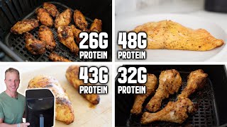 7 High Protein Air Fryer Recipes For EASY Meal Prep [upl. by Anigal]