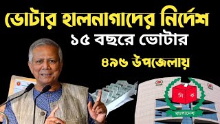 ভোটার হালনাগাদের নির্দেশ  ১৫ বছরেও ভোটার  votar halnagad date  Nid new registration [upl. by Leirum]