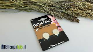 Duracell CR2025 2x  3V knoopcel  Lithium batterij [upl. by Sylvanus]