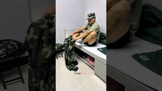 Japan army hangs the bed on its back shortsvideo [upl. by Coleman413]