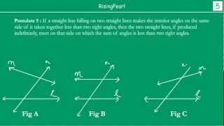 Euclids 5th postulate [upl. by Aivax]