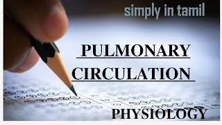 Pulmonary circulation Pulmonary blood vessels  Tamil explanation  Sukumiii [upl. by Renee]