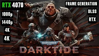 Warhammer 40K RTX 4070 FPS TEST  RTX 4070 amp i5 12400F Benchmark 1080p1440p4K [upl. by Okubo487]