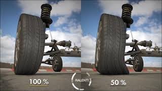 Effects of worn shocks on vehicle´s safety [upl. by Alberta83]