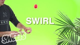 How to Swirl  Kendama Trick Tutorial  Sweets Kendamas [upl. by Leahcimal475]