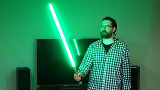 Sabertrio Aeryn Lightsaber DemoReview [upl. by Ecirtra]