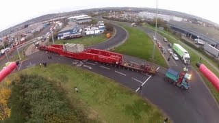 Didcot Power Station 600 Tonne Transformer Oversize Load [upl. by Artemas]