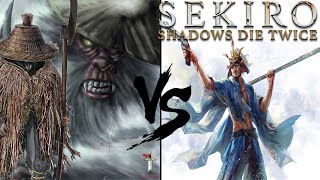 Sekiro mob battle Sword saint Isshin VS Senpou battle monk amp Master ape [upl. by Edison]