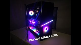 MSI MPG Sekira 500X Unbox amp Review [upl. by Neroled]