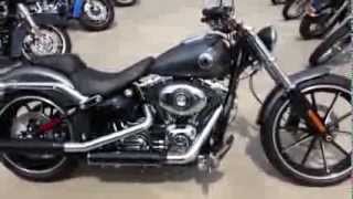 2014 Breakout Softail HarleyDavidson FXSB Chrome Flake [upl. by Anawit]