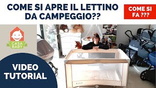 Come si apre un lettino da campeggio [upl. by Adarbil183]