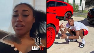 NBA Youngboys quotBMquot Jania Reacts To Accusations quotBFquot Dejounte Kicked Their Son Out The Car 😱 [upl. by Beattie]