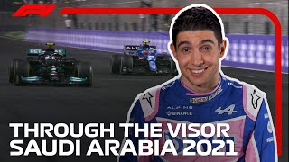 Esteban Ocon On His Saudi Podium Heartbreak  Through The Visor [upl. by Llirrehs149]