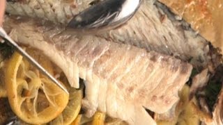 How to Fillet Cooked Fish [upl. by Dej727]