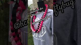 Graduation leis Graduation stole peytonbraid homecomingmums graduationgift [upl. by Nylloc]