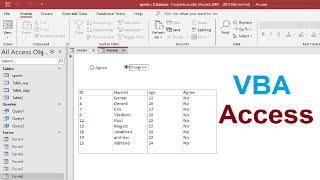 Microsoft Access Search Form filter records in listbox Using Option Group in VBA [upl. by Anelahs181]