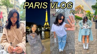 PARIS VLOG  Le Louvre Monmartreمشينا للخردة ديال فرنسا 🇫🇷🩷🤗 آخر3 ايام في باريس [upl. by Anelet]