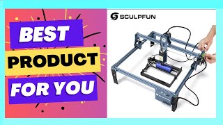 SCULPFUN S9 with Laser Rotary Roller 90W Effect Laser Engraving Machine Ultrathin [upl. by Waverley]