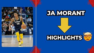 Ja Morant Electrifying Highlights That Will Leave You Speechless 🤯 [upl. by Octavia833]