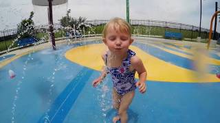 Splash Pad Fun with Elizabeth and Isaac [upl. by Stephie]