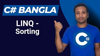 C Bangla Tutorial 84  LINQ  sorting operators  orderby amp thenby [upl. by Meingolda]