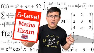 First time solving an ALevel maths exam 90 minutes uncut [upl. by Noellyn561]