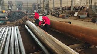 P91 material alloy steel pipeUT Test manufacturer steelpipes P91 [upl. by Akemyt65]