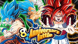 8TH ANNIVERSARY BATTLE HOW TO BEAT ALL MISSIONS FOR STAGE 7 Dokkan Battle [upl. by Nonnair]