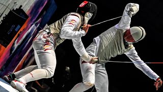 Fencing Highlights Slow Motion [upl. by Ellinej]