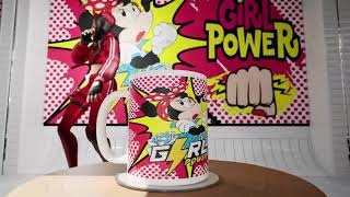 Tazas Girl Power  Dia Internacional de las Mujeres 8m  Plantillas [upl. by Ahsiekit283]