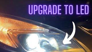 How to fit LED headlight bulbs to your VauxhallOpel ZafiraC Insignia Astra Corsa Mokka Adam [upl. by Annavaj]