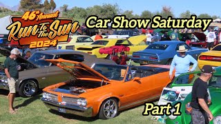 Run to the Sun Car Show 2024 Saturday Part 1 Weekend Hot Rods Classic Cars car automobile hotrod [upl. by O'Neil]