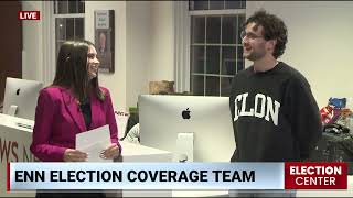 ENN Election Center  Tour of Elon News Networks Newsroom and Interview with Ryan Kupperman [upl. by Olodort]