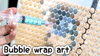 I finished 5000 BUBBLE POP PAINT ART this took me forever [upl. by Cirdnek]