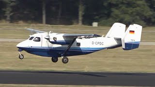 PZL M28 Skytruck PD Air Operation DCPDC arrival Eindhoven Airport EIN EHEH [upl. by Langley204]