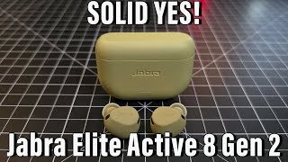 Jabra Elite 8 Active Gen 2 Review Ultimate Workout Earbuds with Dolby Audio 🎧  Unboxing amp Test [upl. by Piper734]