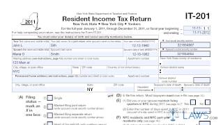 Form IT 201 Resident Income Tax Return [upl. by Nimajaneb194]