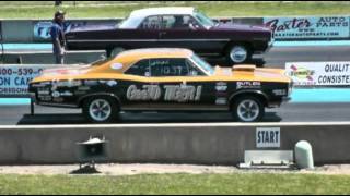 Jim Wangers GeeTO Tiger at the 2011 Jim Wangers GTOAA Drags [upl. by Acirretahs]