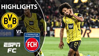 LATE HANDBALL 🧤 Borussia Dortmund vs Heidenheim  Bundesliga Highlights  ESPN FC [upl. by Arlie]